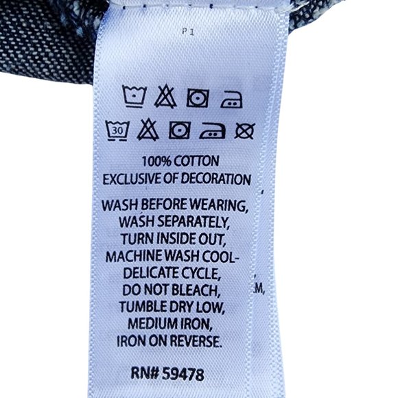 Cynthia Rowley Girl Denim Apple Orchard Ruffle Jumper, size 7 - Picture 7 of 7